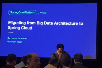 SpringOne 2018 – Migrar una Arquitectura BigData a Spring Cloud
