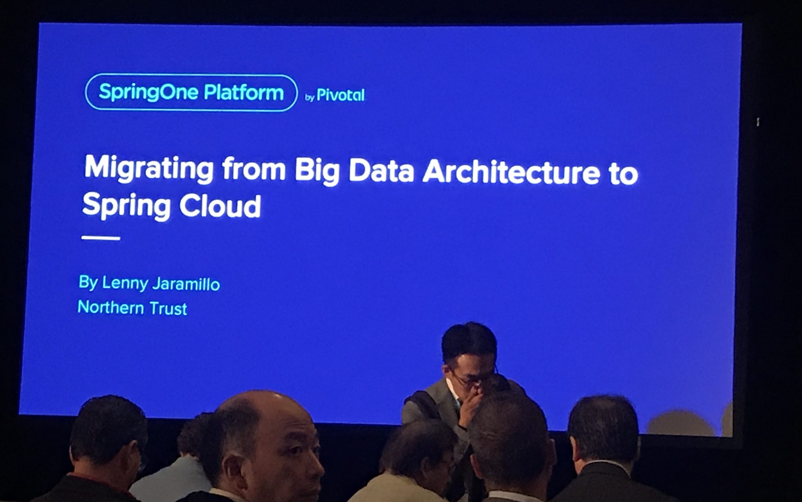 SpringOne 2018 – Migrar una Arquitectura BigData a Spring Cloud